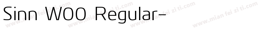 Sinn W00 Regular字体转换